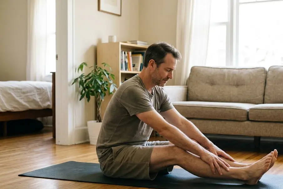 Yoga for men: a 15-minute beginner routine for tight hips and hamstrings